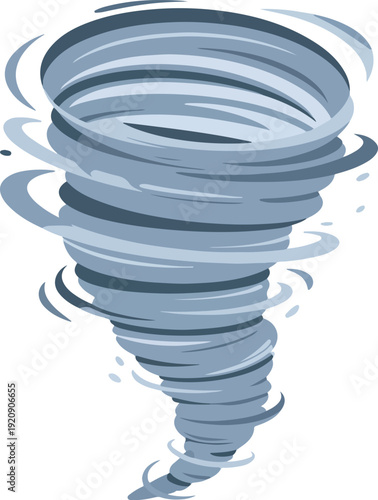 blue hose isolated on white background