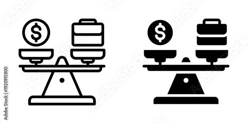 Balance icon, element icon for design branding, print, and digital media