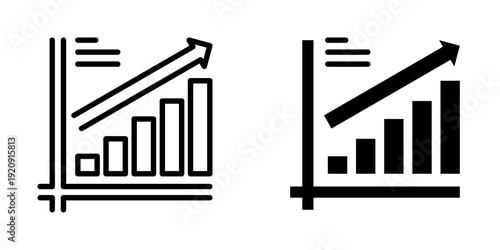 Growth icon, element icon for design branding, print, and digital media