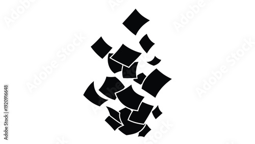 Collection of three distinct evergreen forest graphic representations showing outline silhouette and colored vector styles