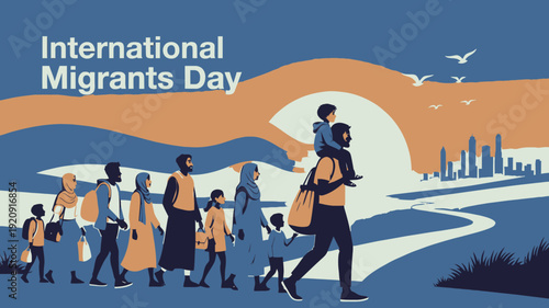 International Migrants Day Illustration