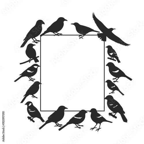 Birds Frame Silhouette