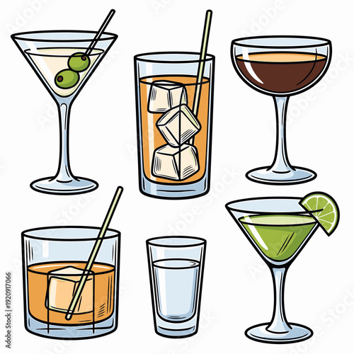 Cocktail Glasses Collection
