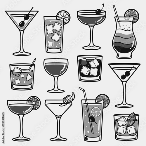 Cocktail Glasses Set