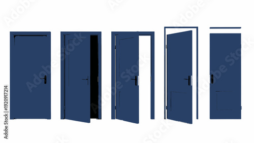 Blue Doors in Various States