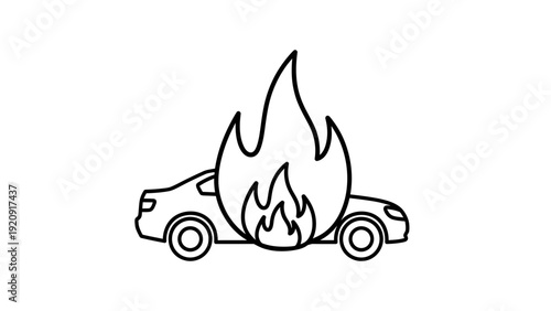 Car On Fire