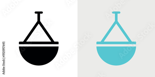 Black and Blue Water Scoop with Handles black scoop