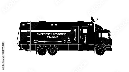 Emergency Response Training Vehicle Silhouette