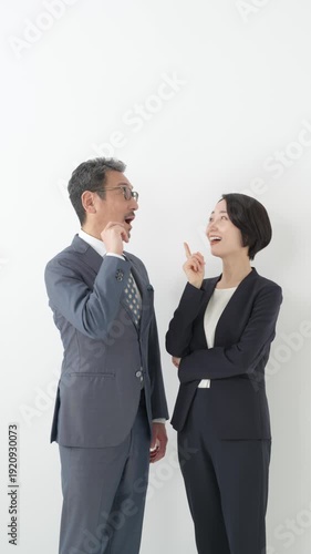 ビジネス　男女