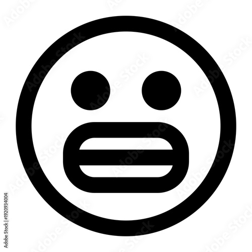 creepy icon for illustration