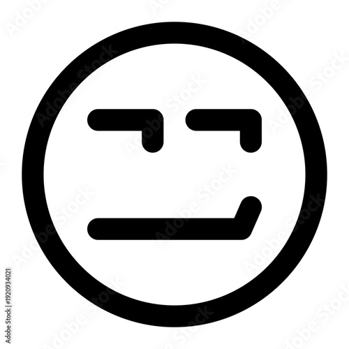 cynical icon for illustration