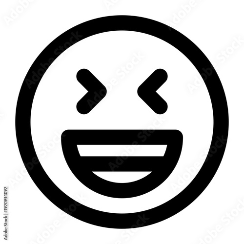 laugh icon for illustration