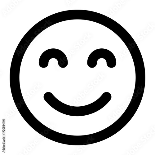 smile icon for illustration