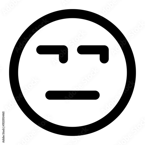 suspicious icon for illustration