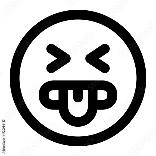 tongue icon for illustration