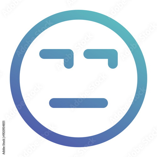 suspicious icon for illustration