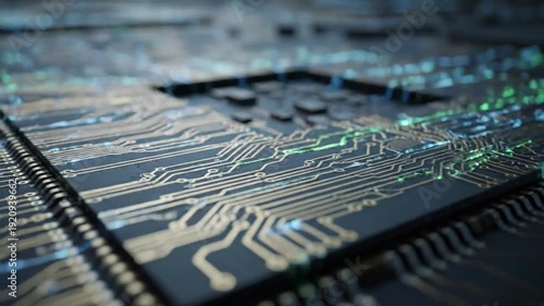 Core Technological Innovation Showcasing the microscopic marvel of modern engineering.