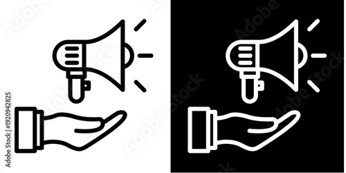 Marketing Campaign  Icon Set White Mix Style Collection