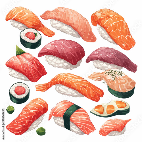 Delicious Japanese Sushi Very Cool