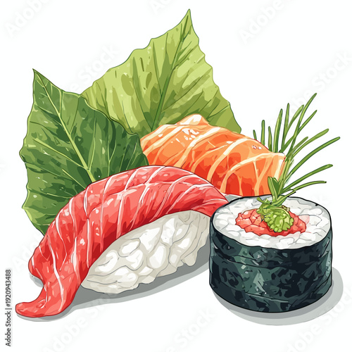 Delicious Japanese Sushi Very Cool