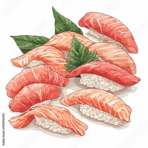 Delicious Japanese Sushi Very Cool