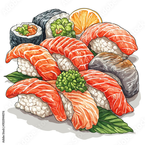 Delicious Japanese Sushi Very Cool