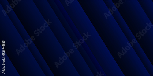Abstract Dark Blue Background with Elegant Diagonal Stripes and Luxury Sophisticated Gradient for Corporate Business, Technology Header, and Premium Wallpaper.