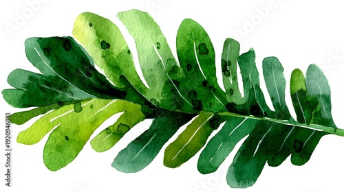 Close up view of a cluster of vibrant verdant leaves against a simple background showcasing the intricate patterns and textures of natural foliage