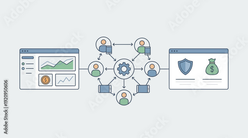 Secure online financial transactions with multiple users