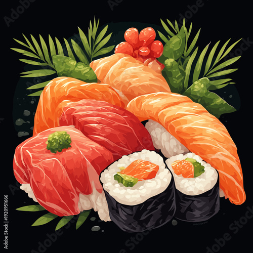 Japanese Sushi Design Very Cool