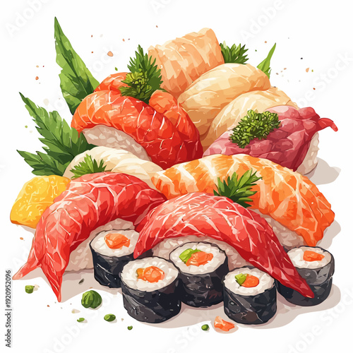 Japanese Sushi Design Very Cool
