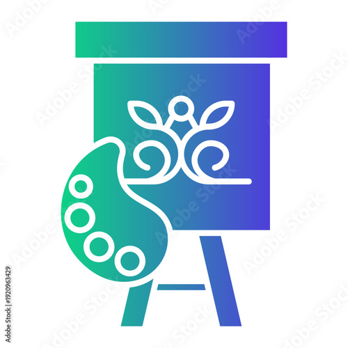 art therapy Gradient icon