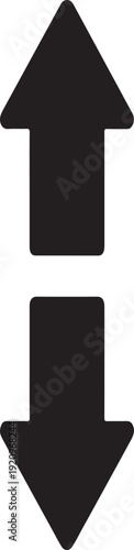 vector black arrow icon on gray background eps10