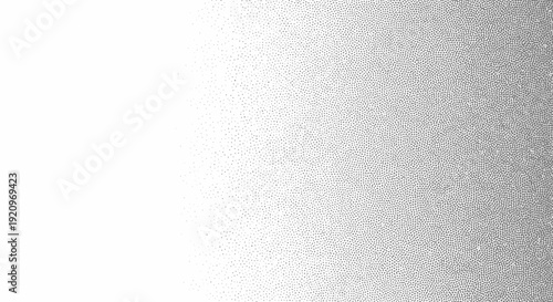 Subtle gradient stipple dot texture vector background, abstract noise pattern for design