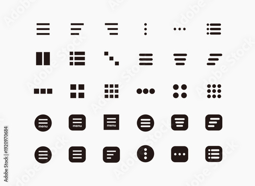 WEB ハンバーガーメニュー