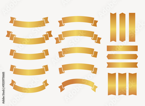 グラデーションリボン