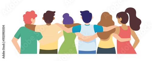 hands holding hands vector illustration