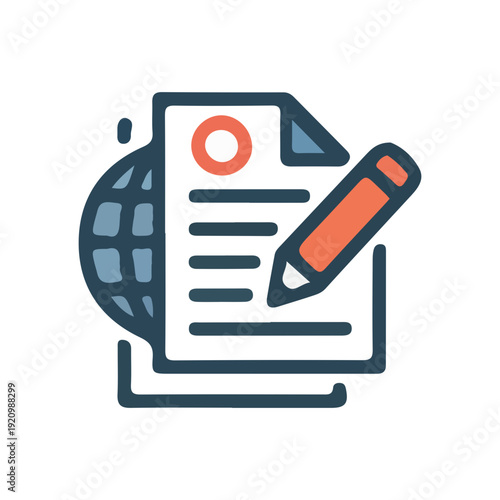 Global Content Creation Icon