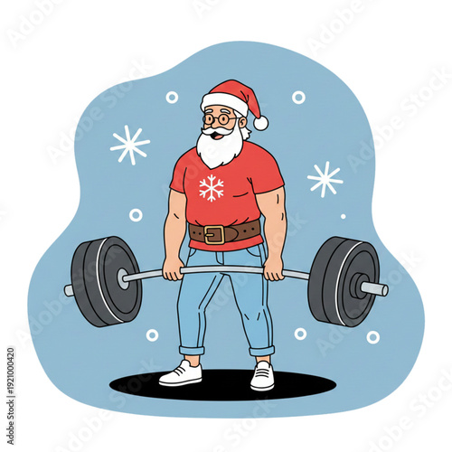 Deadlift santa.eps