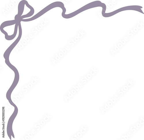 Swirly Ribbon, Whimsy Baby Shower Clipart