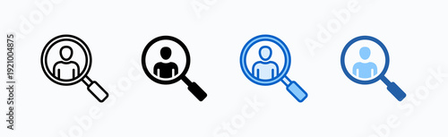 Selective Icon Sheet Multiple Style Collection Isolated Vector