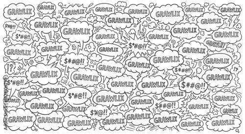 many gambling speech bubbles with money and lucky phrases