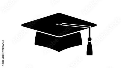 Graduation Cap Icon Symbol Education.