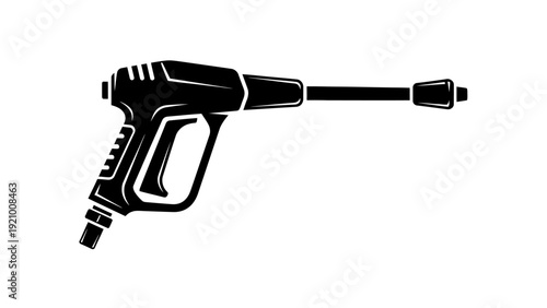 Black Pressure Washer Spray Gun Nozzle.