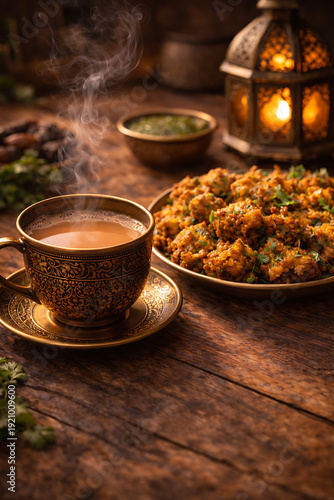 The Iconic Pakistani Iftar: Crispy Pakoras and Karak Chai