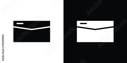 Envelope Icon Sheet Black And White
