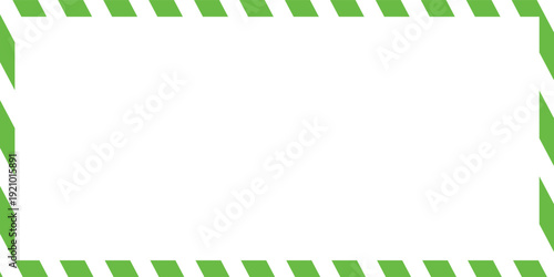 Candy cane frames on white background. Christmas and New Year candy frame. Holiday  border. flat style. Vector Illustration .EPS 10 .