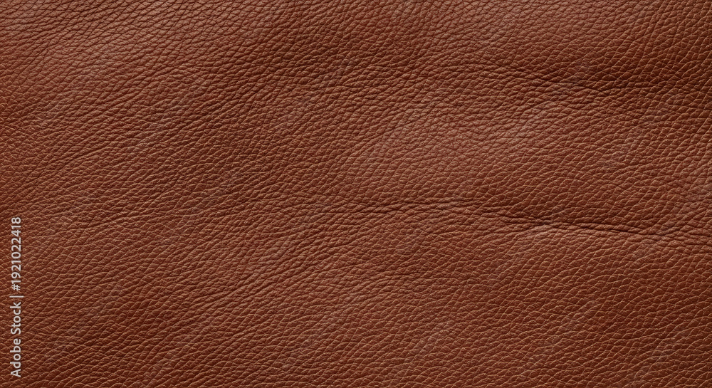 Fototapeta premium Cream and brown leather texture macro background with natural grain detail, soft premium material surface, elegant minimal aesthetic backdrop with realistic leather texture