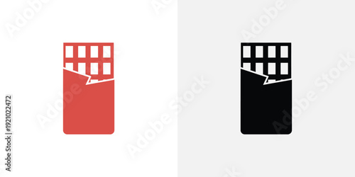 Pack red and black tobacco packaging