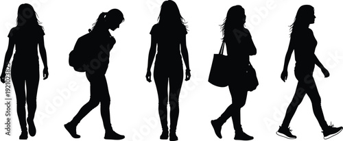 Black silhouettes of happy diverse children playing, featuring a girl in a wheelchair, a jumping boy, and a dancing girl.